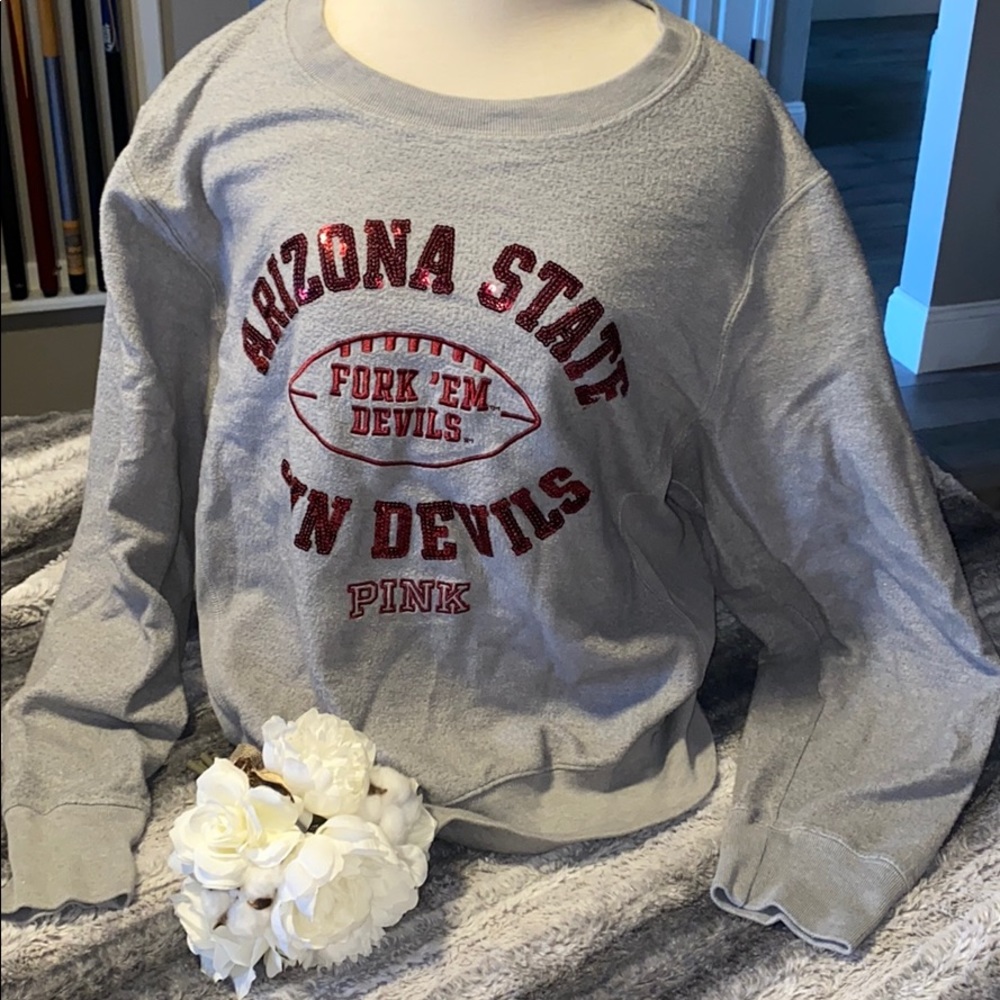 Pink Victoria Secret ASU sweatshirt